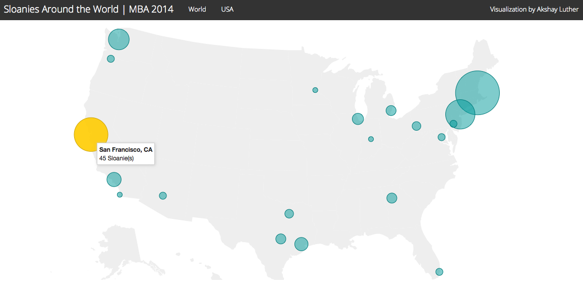 Sloanies Around the World - USA